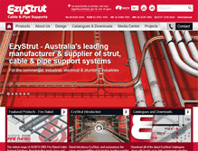 Tablet Screenshot of ezystrut.com.au